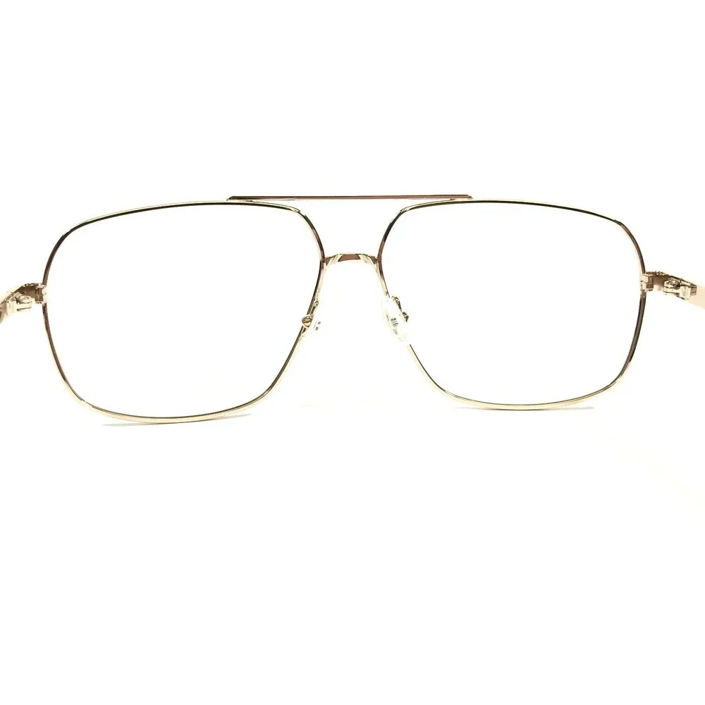 NC Eyewear Eyeglasses Frames NC 6038/S 710 Black Gold Aviators Square 60-15-145